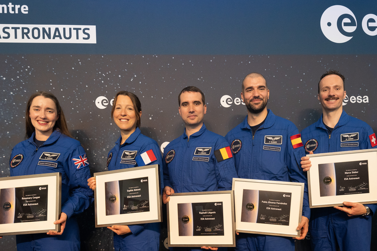 ESA astronaut class of 2022 graduation ceremony