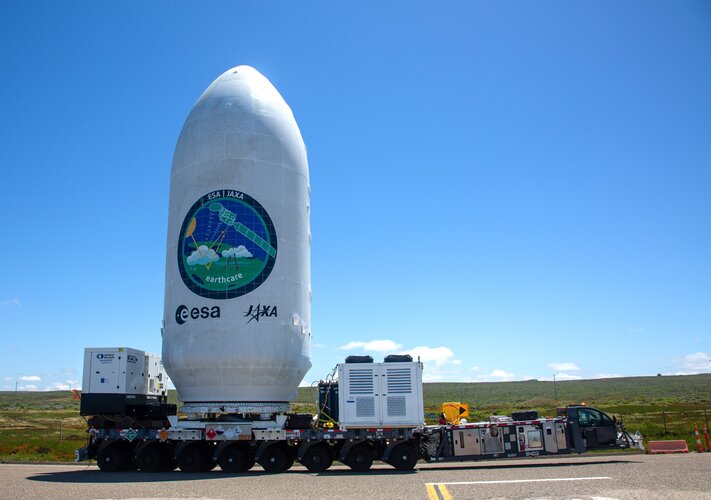 EarthCARE heads to launch facility
