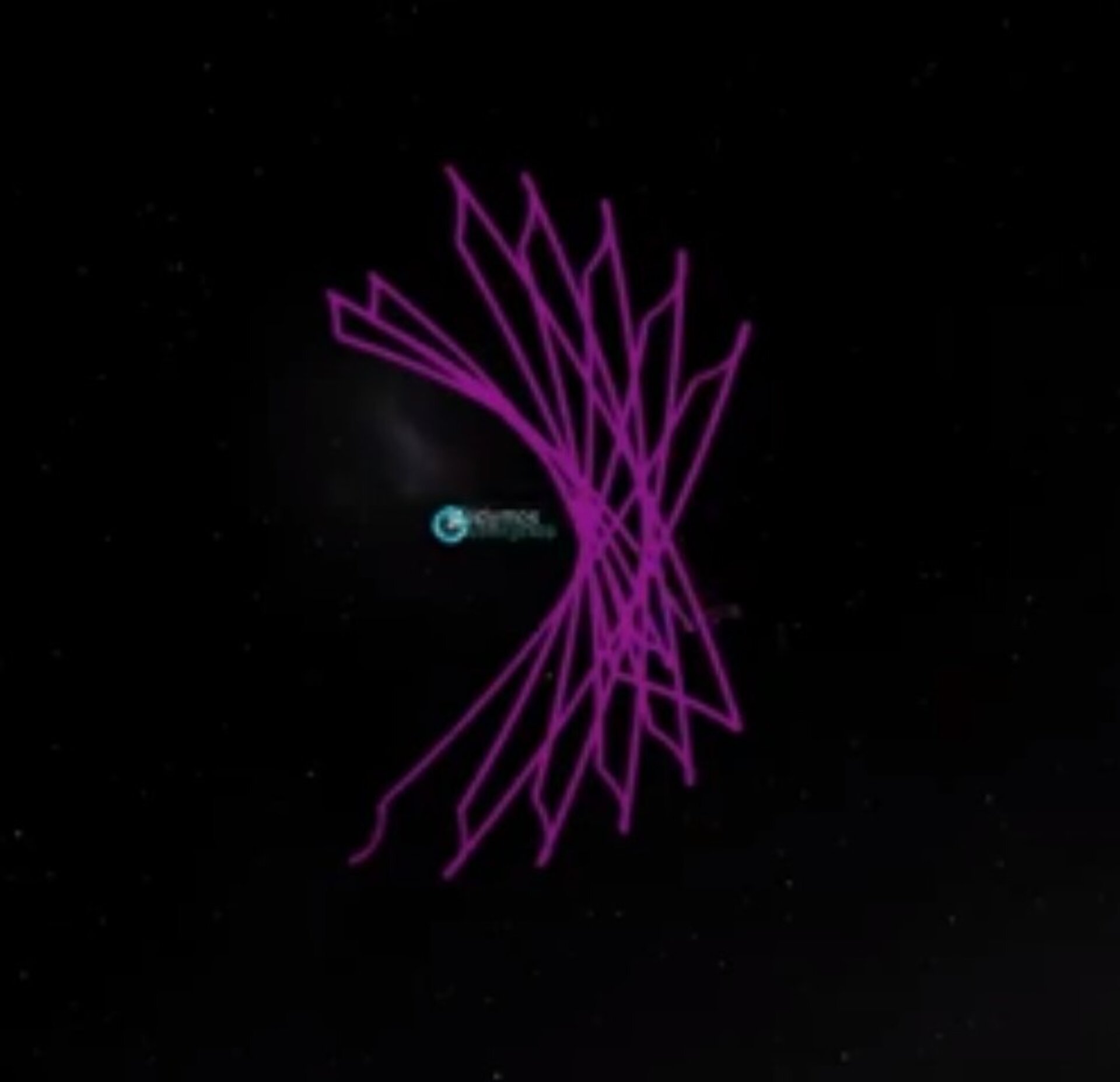 Simulazione degli archi iperbolici eseguiti da Hera attorno al sistema di asteroidi. Credits: Alfonso Gonzalez - Astrodinamica e Podcast SE