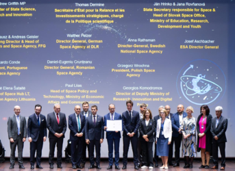 Twelve nations sign the Zero Debris Charter