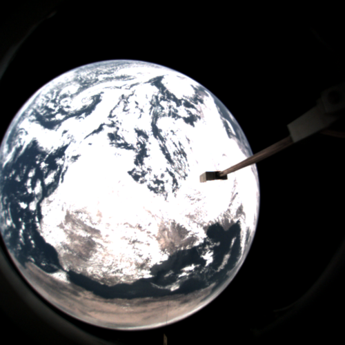 View of Iberian Peninsula from ANSER CubeSat