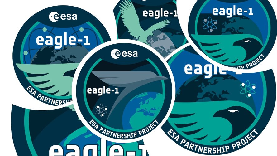 Eagle-1 mission patch - design options
