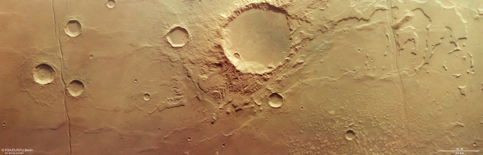 Caralis Chaos as seen by ESA’s Mars Express