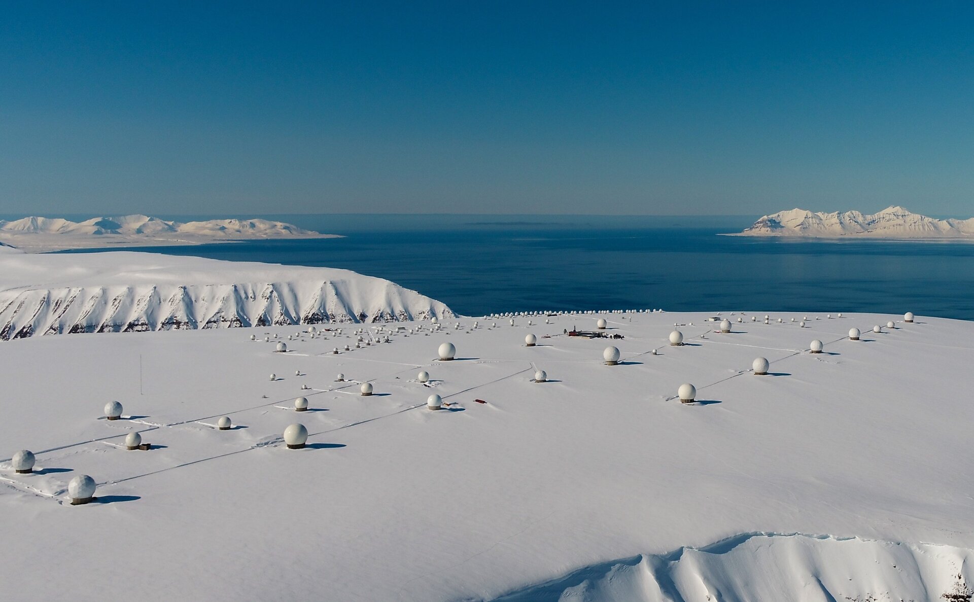 KSAT ground station in Svalbard