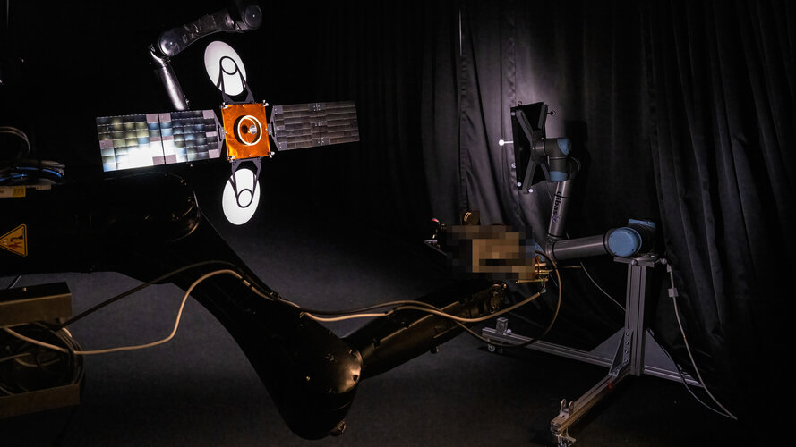Satellite ready for close-up