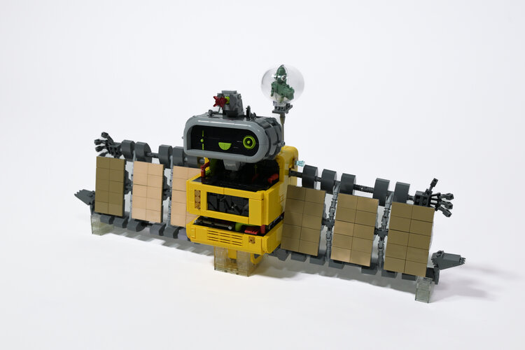 Cartoon Hera made using LEGO® bricks, designed by Frans Snik