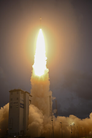 Vega-C lofts ESA’s Biomass into orbit 