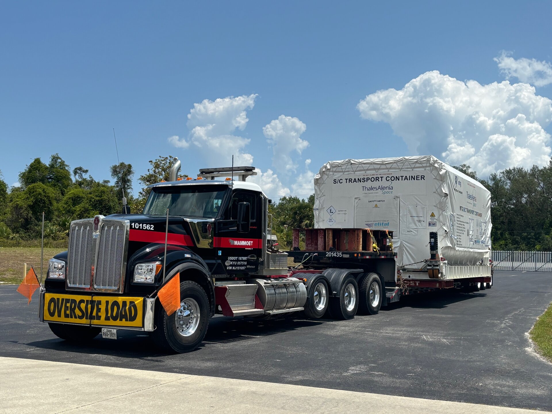 Moving MTG-S1 and Sentinel-4 to Astrotech facilities