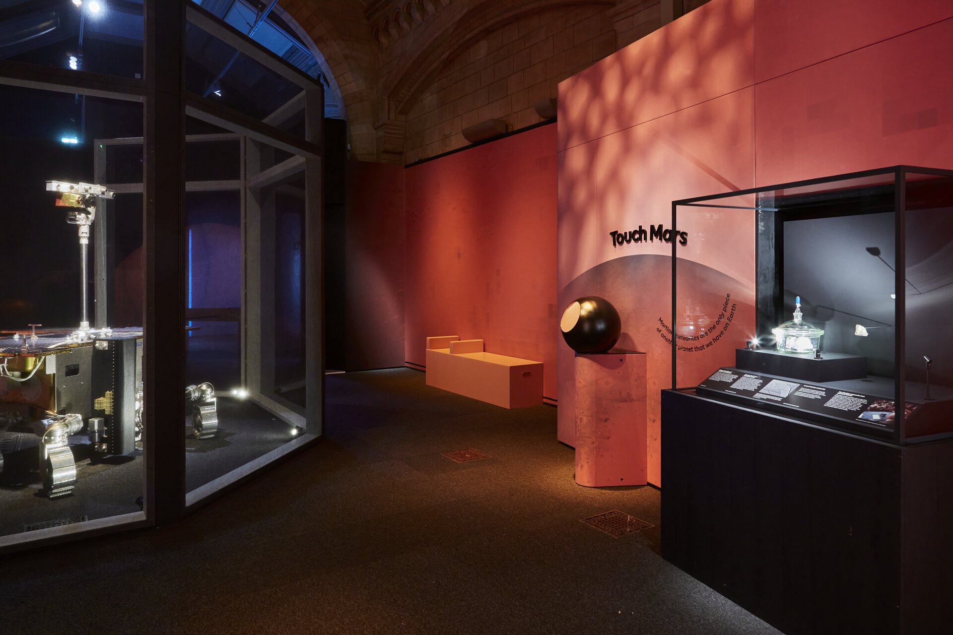 Space exhibition at London's Natural History Museum 