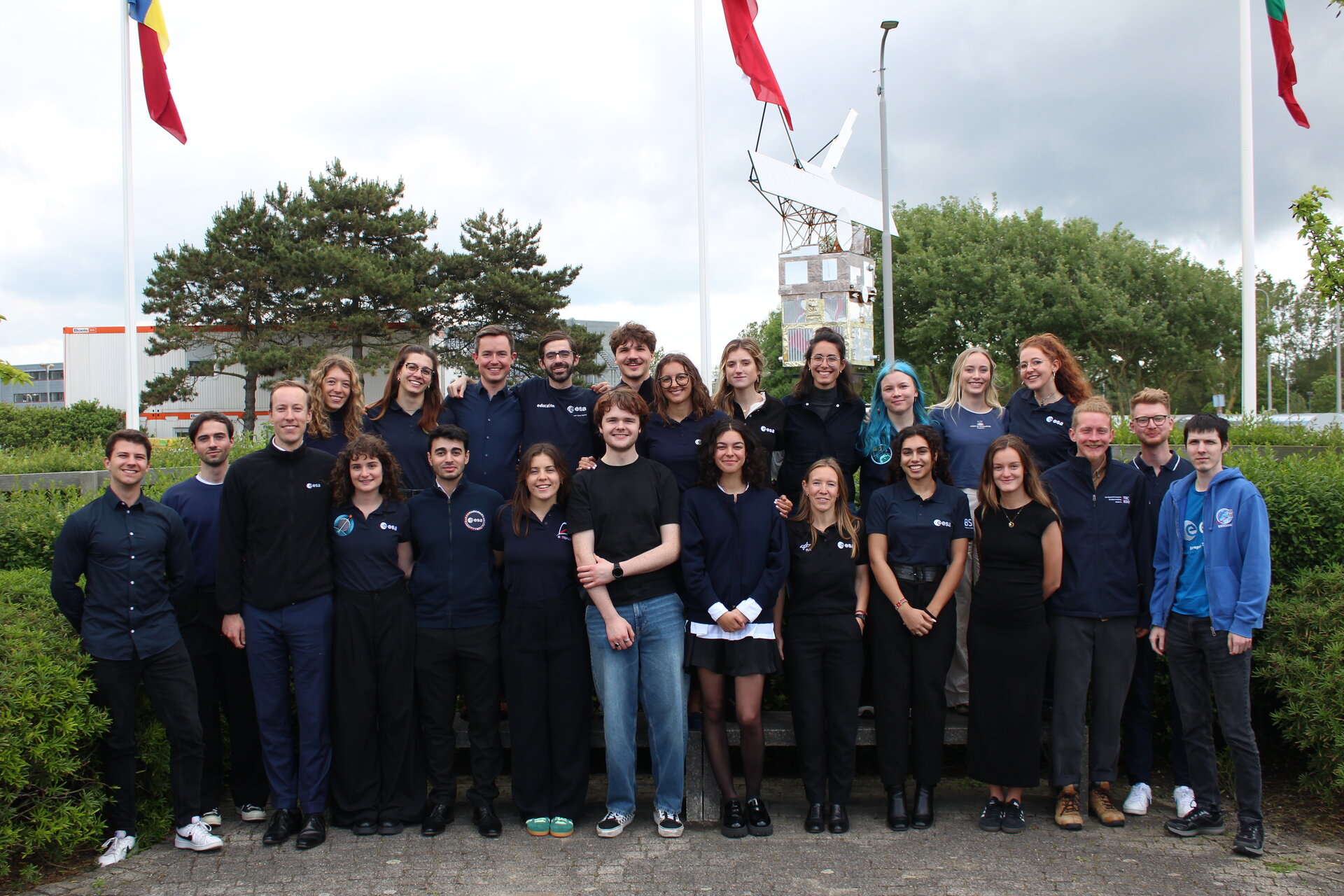 YPSat-2 Team at ESTEC during the Young Professionals Event 2024