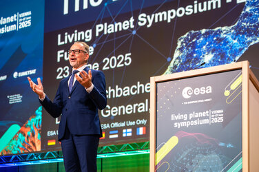DG Josef Aschbacher at Living Planet Symposium 2025
