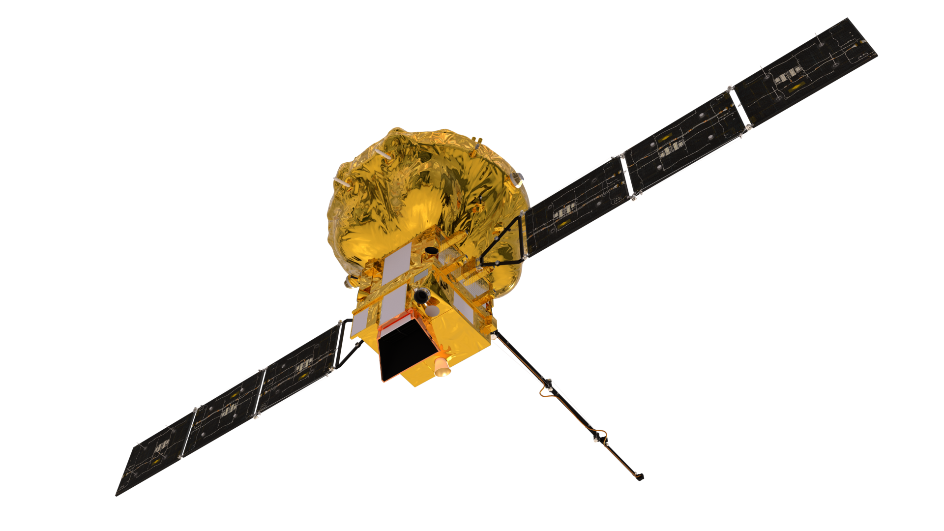 Smile spacecraft (artist impression, transparent background)