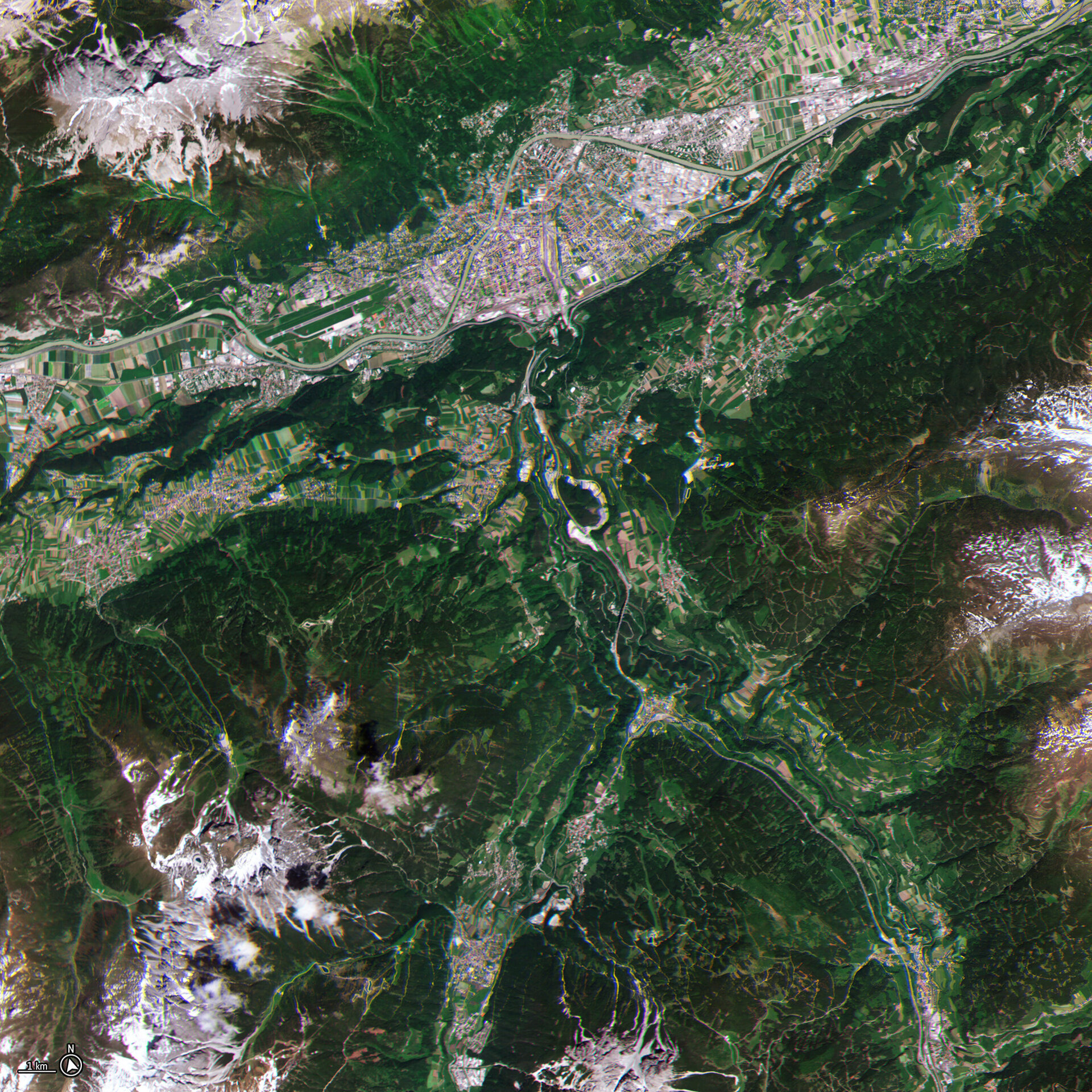 Φsat-2 view of Innsbruck, Austria