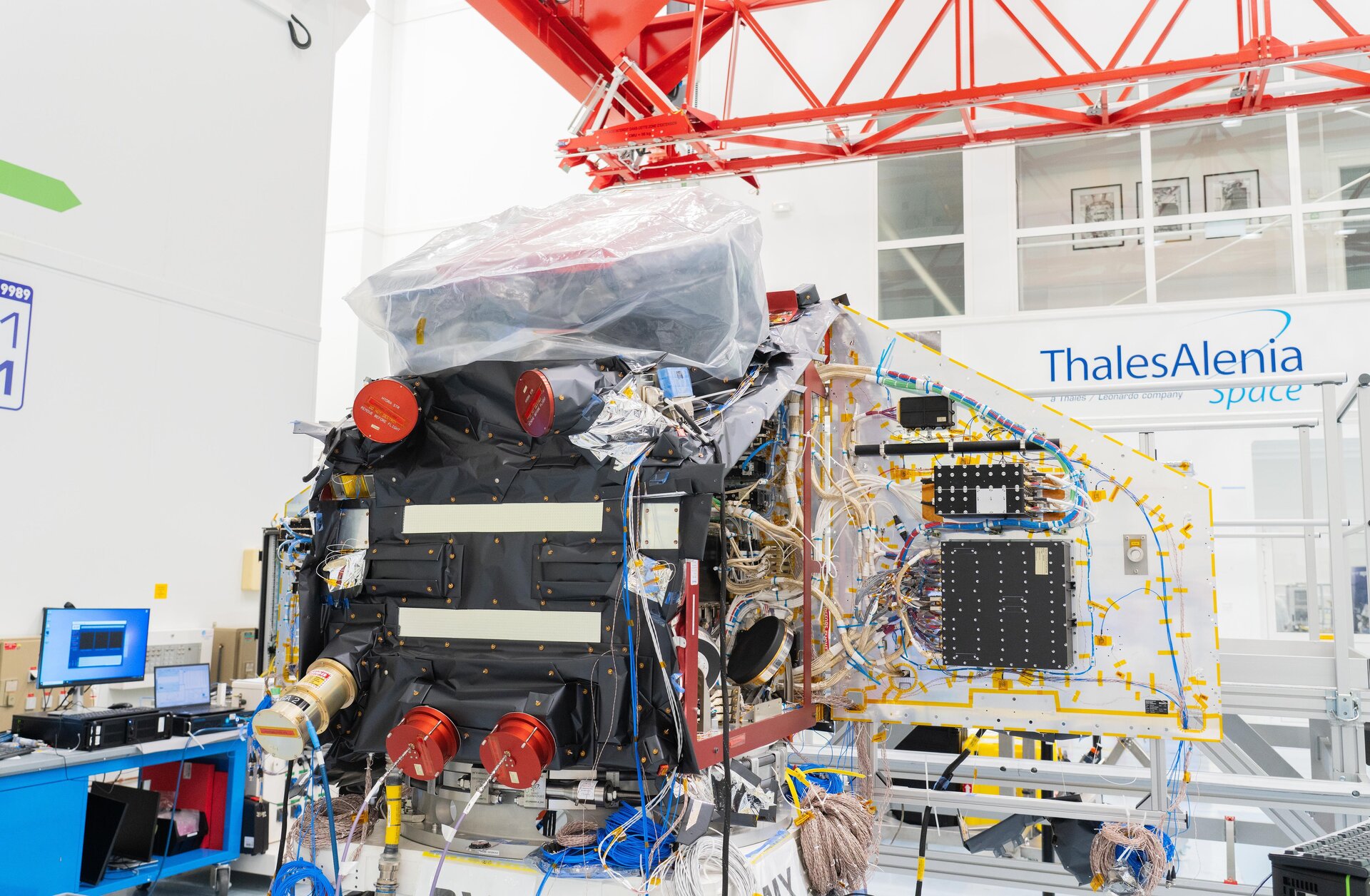 FLEX instrument mounted on its satellite