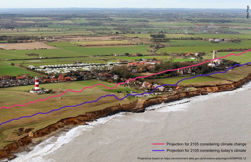 Investigation of the team The Cliff Hangers: Coastal erosion in North Norfolk: can anything be done?