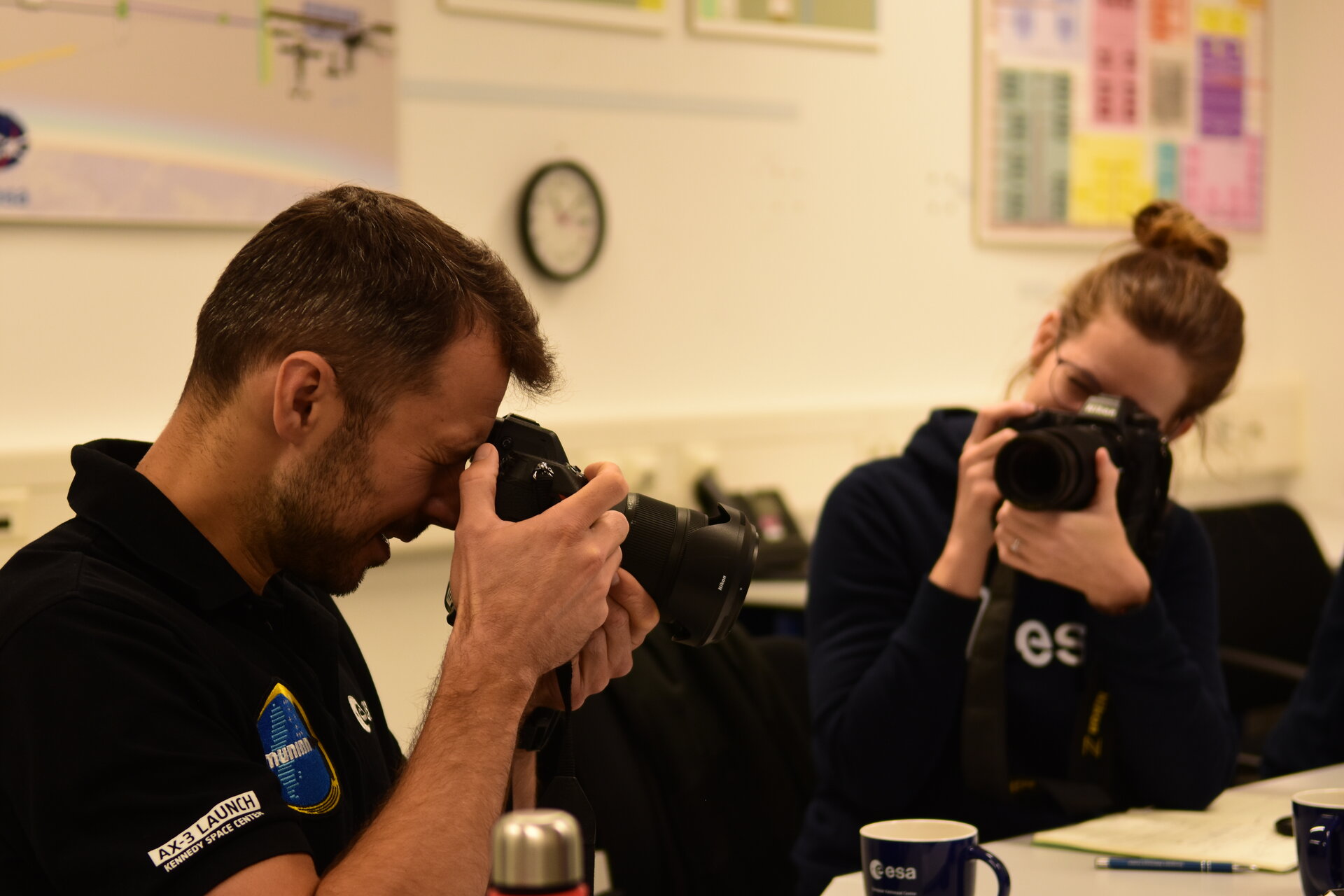 Photography training with ESA's astronaut reserve