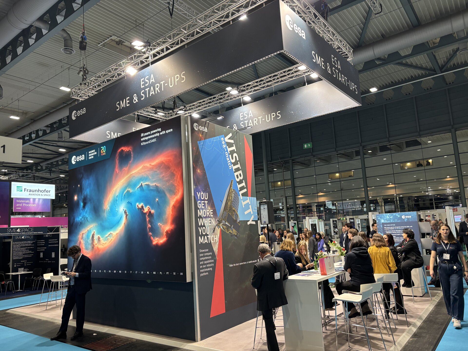 ESA stand at Space Tech Expo Europe 2024