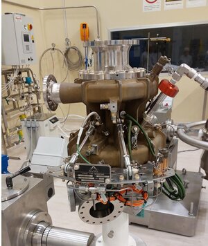 Avio liquid oxygen turbopump for Ariane 6 rocket engine Vinci