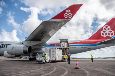 Galileo satellites arrive in French Guiana