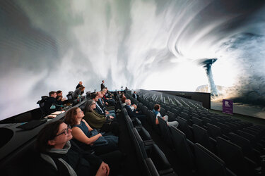 LED Dome at Prague Planetarium