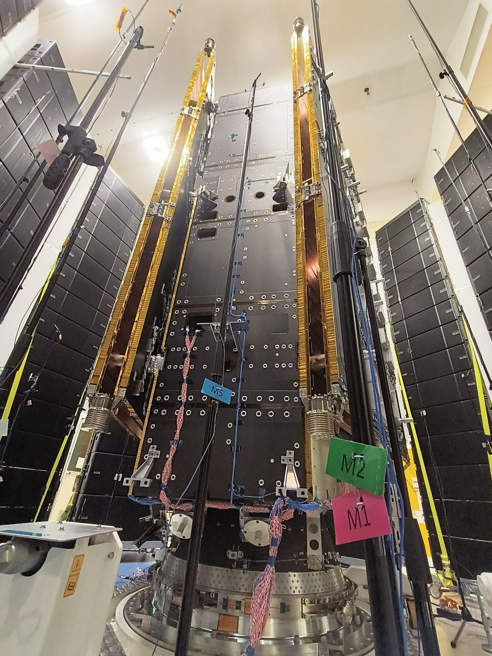 ROSE-L set up for acoustic testing
