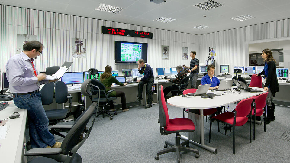 LISA Pathfinder control room