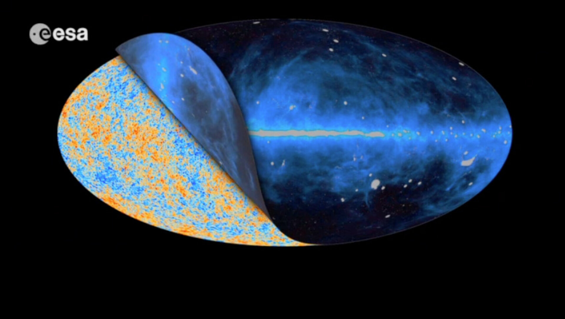 ESA  Cosmic Microwave Background CMB radiation