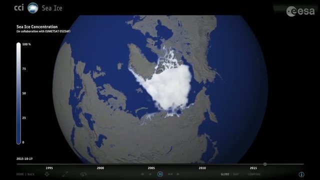 ESA Television - Videos - 2019 - 02 - ESA and climate change - Different  Globes and Graphs on climate change Animation, ESA