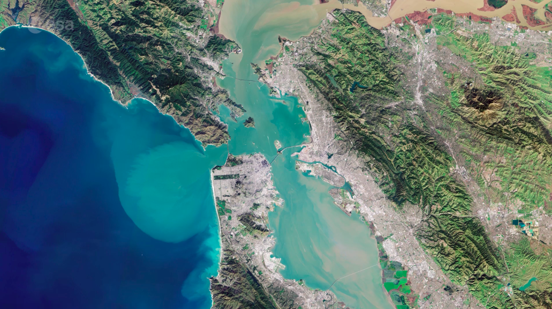 ESA Earth from Space San Francisco Bay