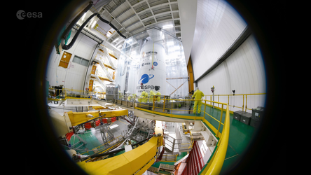 Timelapse of the James Webb Space Telescope from preparation to liftoff on Ariane 5 at Europe’s Spaceport on 25 December 2021.
